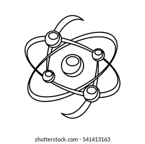 molecule structure isolated icon vector illustration design