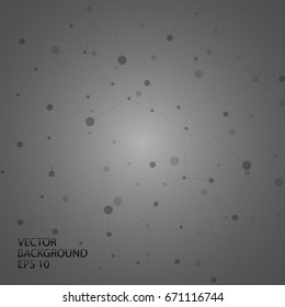 Molecule structure vector illustration background