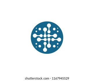 Molecule symbol illustration