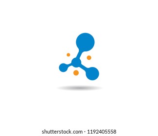 Molecule symbol illustration