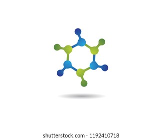 Molecule symbol illustration
