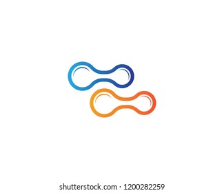 Molecule symbol illustration
