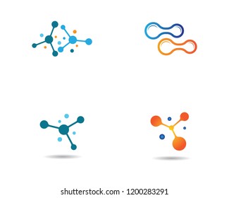 Molecule symbol illustration