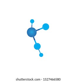 Molecule symbol logo template vector illustration design 