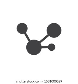 Molecule symbol logo template vector illustration design 