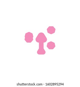 Molecule symbol logo template vector illustration design 