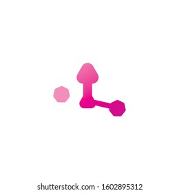 Molecule symbol logo template vector illustration design 