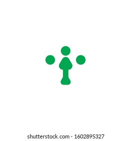 Molecule symbol logo template vector illustration design 