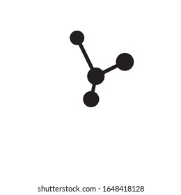 Molecule symbol logo template vector illustration design 