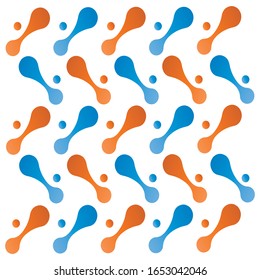 Molecule symbol logo template vector illustration design