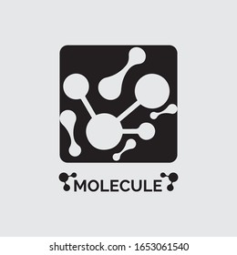 Molecule symbol logo template vector illustration design