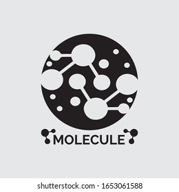 Molecule symbol logo template vector illustration design