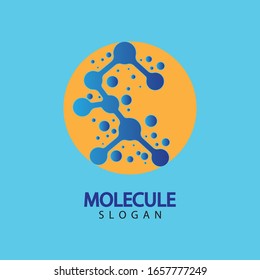 Molecule symbol logo template vector illustration design 
