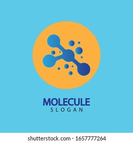 Molecule symbol logo template vector illustration design 