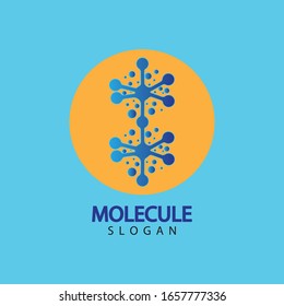 Molecule symbol logo template vector illustration design 