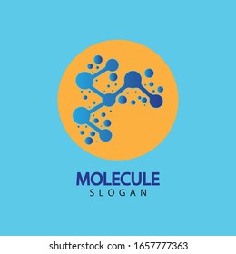 Molecule symbol logo template vector illustration design 