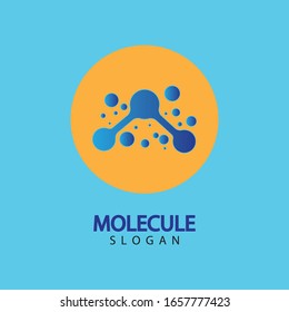 Molecule symbol logo template vector illustration design 