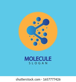 Molecule symbol logo template vector illustration design 