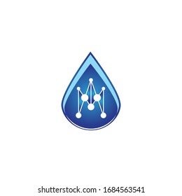 Molecule symbol logo template vector illustration design 