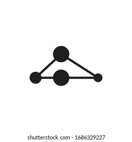 Molecule symbol logo template vector illustration design 