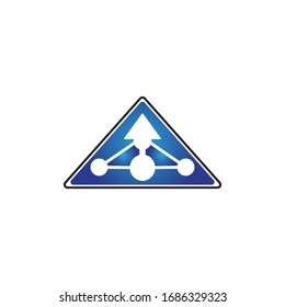 Molecule symbol logo template vector illustration design 