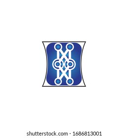 Diseño de ilustración vectorial de la plantilla de logotipo de símbolo de molécula 