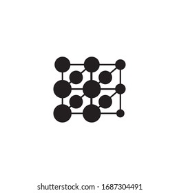 Molecule symbol logo template vector illustration design 