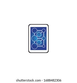 Molecule symbol logo template vector illustration design 