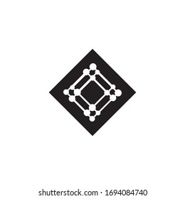 Molecule symbol logo template vector illustration design 