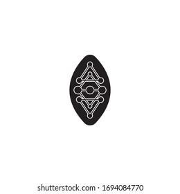 Molecule symbol logo template vector illustration design 