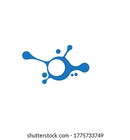Molecule symbol logo template vector illustration design 