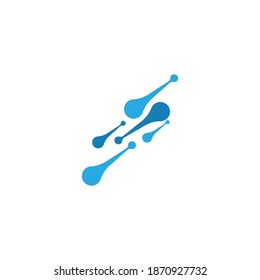Molecule symbol logo template vector illustration design 