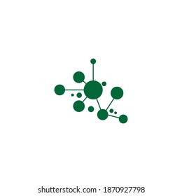 Molecule symbol logo template vector illustration design 