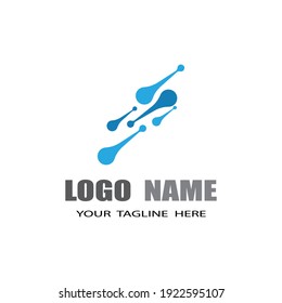 Molecule symbol logo template vector illustration design 