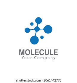 Molecule symbol logo template vector illustration design 