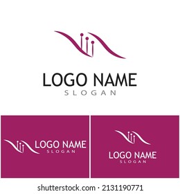 Molecule symbol logo template vector illustration design 