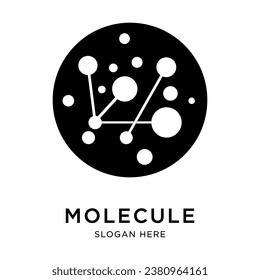 Molecule symbol logo template vector illustration design 