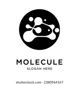 Molecule symbol logo template vector illustration design 