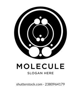 Molecule symbol logo template vector illustration design 