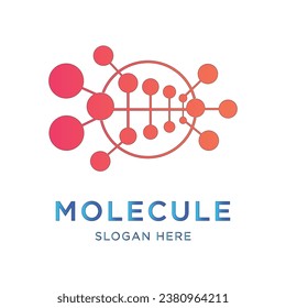 Molecule symbol logo template vector illustration design 