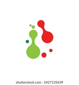 Molecule symbol logo template vector illustration design 