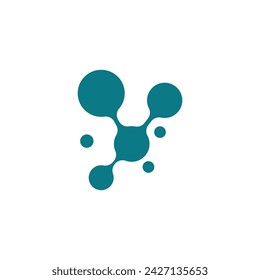 Molecule symbol logo template vector illustration design 