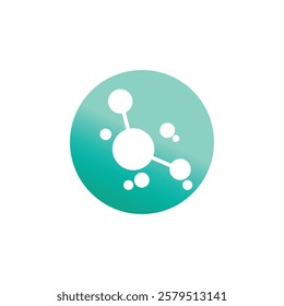 Molecule symbol logo template vector illustration design 