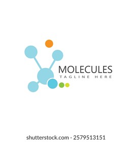 Molecule symbol logo template vector illustration design 