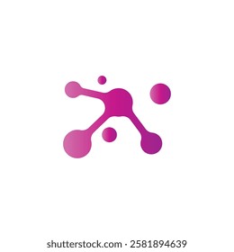 Molecule symbol logo template vector illustration design 