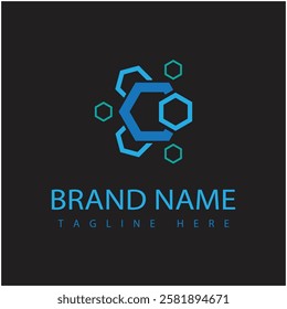 Molecule symbol logo template vector illustration design 