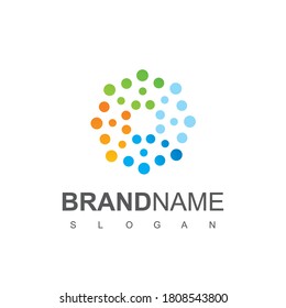 Molecule, Technology Logo Design Template