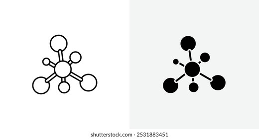 Molecule vecor icon set. Stock vector illustrator. EPS 10