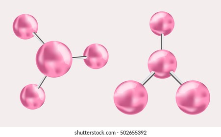molecule vector . abstract banner background