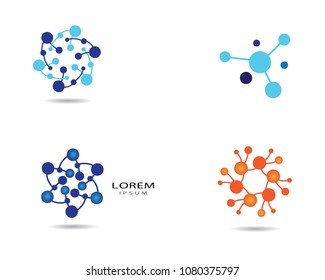 Molecule vector icon